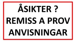 Läs mer om artikeln Remiss AProv Anvisningar