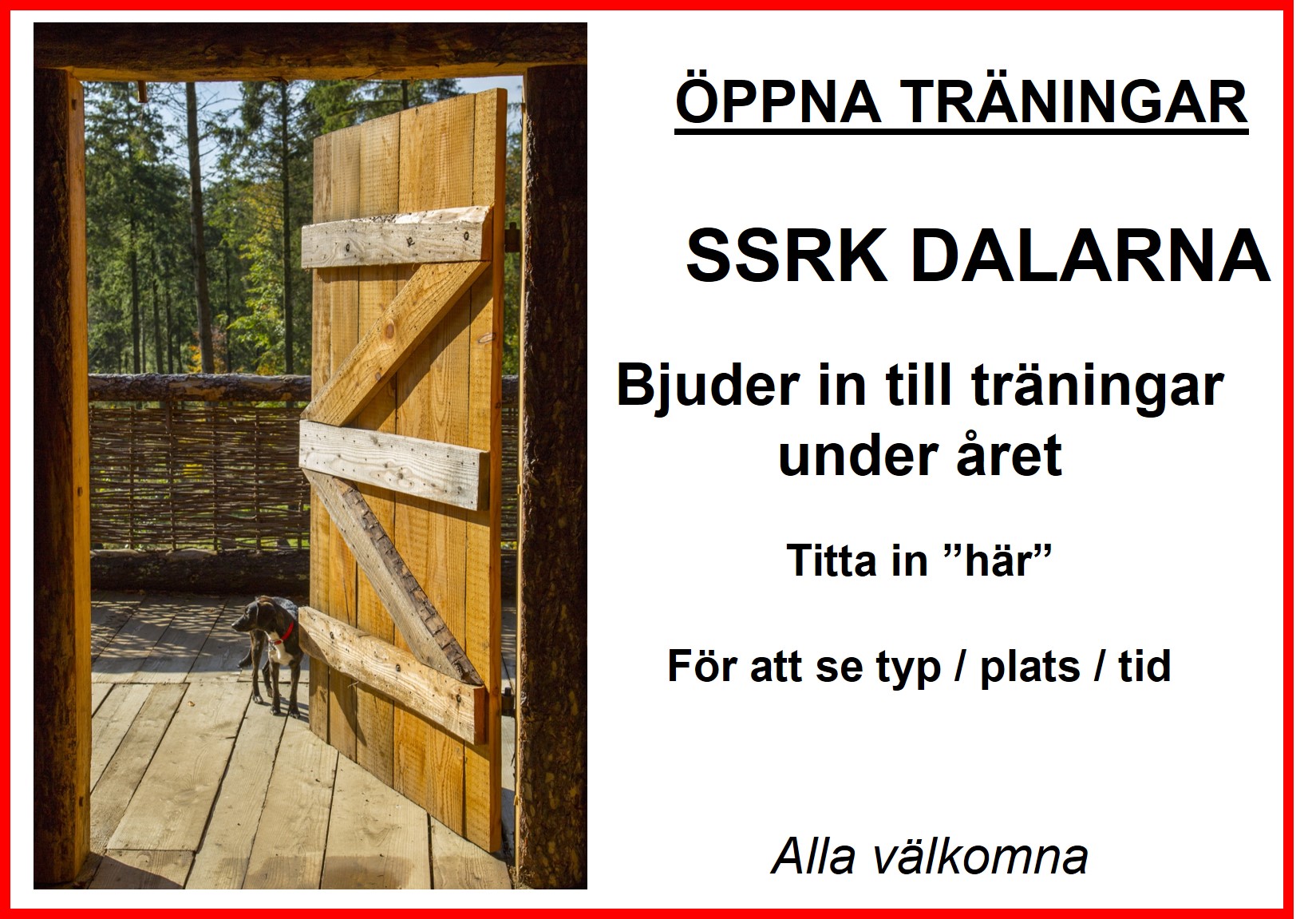 Du visar för närvarande Öppen träning 10 Maj